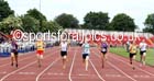 Girls 100 metres, Northern Inter-County Schools, Gateshead International Stadum. Photo: David T. Hewitson/Sports for All Pics